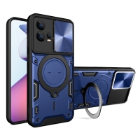 Capa Motorola Edge 30 Fusion - Protetor de Câmera e Suporte Azul