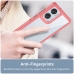 Capa Motorola Edge 50 Fusion - TPU e Acrilico Vermelho