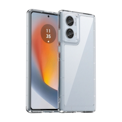 Capa Motorola Edge 50 Fusion - TPU e Acrilico Transparente