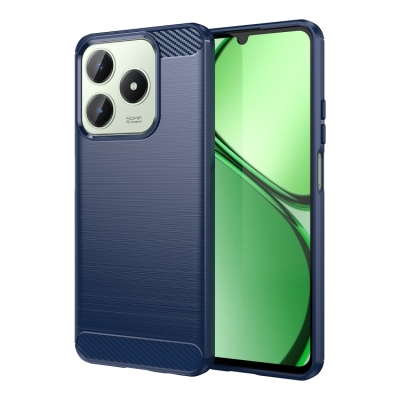 Capinha Realme C61 - TPU Escovado Azul