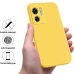 Capa Motorola Edge 40 - Silicone Amarelo