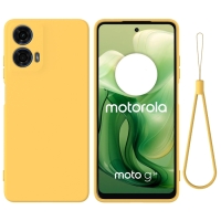 Capa Motorola Moto G04 / G04S - Silicone Amarelo
