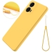 Capa Motorola Moto G04 - Silicone Amarelo