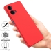 Capa Motorola Moto G04 - Silicone Vermelho