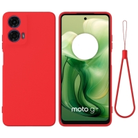 Capa Motorola Moto G04 / G04S - Silicone Vermelho