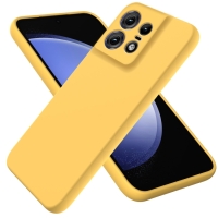 Capa Motorola Edge 50 PRO - Silicone Amarelo