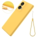 Capa Motorola Moto G85 5G - Silicone Amarelo