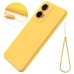 Capa Moto G35 - Silicone Amarelo