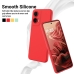 Capa Moto G35 - Silicone Vermelho