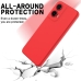 Capa Moto G35 - Silicone Vermelho