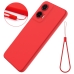 Capa Moto G35 - Silicone Vermelho