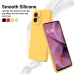 Capinha Moto G55 - Silicone Amarelo