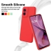 Capinha Moto G55 - Silicone Vermelho