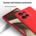 Capinha Moto G75 - Silicone Vermelho