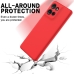 Capinha Moto G75 - Silicone Vermelho