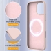 Capa iPhone 16 PRO MAX - Silicone MagSafe Rosa