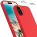 Capinha iPhone 16 PLUS - Silicone MagSafe Vermelho