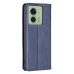 Capa Motorola Edge 40 - Flip Carteira Azul