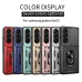 Capa Galaxy Z Fold5 - Anel de Suporte e Protetor Câmera Vermelho