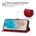 Capinha Flip Carteira para Samsung M35 - Vermelho