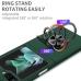 Capa Samsung Z Flip6 - Antichoque com Anel de Suporte Verde