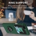 Capa Samsung Z Flip6 - Antichoque com Anel de Suporte Verde