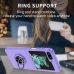 Capa Samsung Z Flip6 - Antichoque com Anel de Suporte Roxo