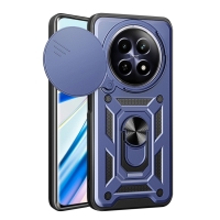 Capa Realme 12 5G - Protetor de Câmera e Suporte Azul