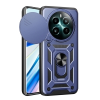 Capinha Realme 12 Plus 5G - Protetor de Câmera e Suporte Azul