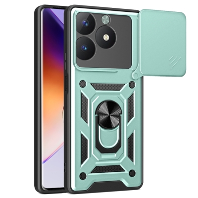 Capa Realme C61 - Protetor de Câmera e Suporte Verde