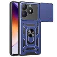 Capa Realme C61 - Protetor de Câmera e Suporte Azul