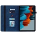 Capa Galaxy Tab S9 - Flip com Zipper Azul