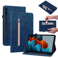 Capa Samsung Galaxy Tab S9+ Plus - Flip Skin Feel Azul