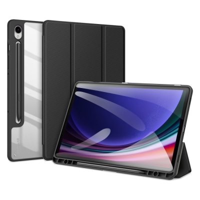 Capa Galaxy Tab S9 FE - Flip TOBY Series Preto