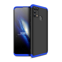 Capa em 3 Partes para Samsung M21s Preto-Azul