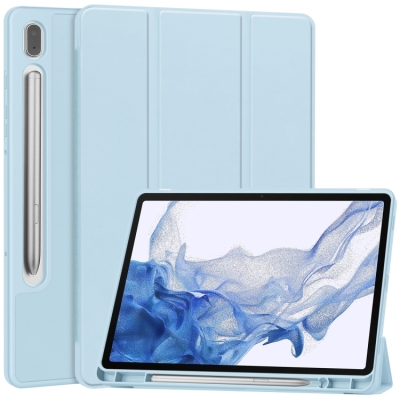 Capa Samsung Galaxy Tab S9 - TPU Smart Azul Claro