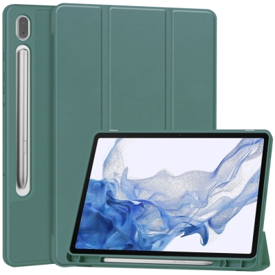 Capa Samsung Galaxy Tab S9 - TPU Smart Verde Escuro