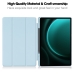 Capa Samsung Tab S9 FE+ - TPU Smart Flip Azul Claro