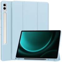 Capa Samsung Tab S9 FE+ - TPU Smart Flip Azul Claro