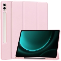 Capa Samsung Tab S9 FE+ - TPU Smart Flip Rosa