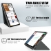 Capa Samsung Galaxy Tab S9 - Flip TPU e Microfibra Cinza