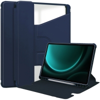 Capa Galaxy Tab S9 FE+ - Flip Rotação 360 Azul