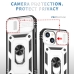 Capa iPhone 15 - Protetor de Câmera e Suporte Branco