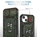 Capa iPhone 15 - Protetor de Câmera e Suporte Verde