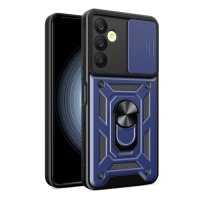Capa Galaxy A25 - Protetor de Câmera e Suporte Azul