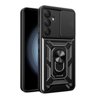 Capa Galaxy A35 - Protetor de Câmera e Suporte Preto