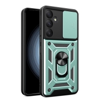 Capa Galaxy A35 - Protetor de Câmera e Suporte Verde