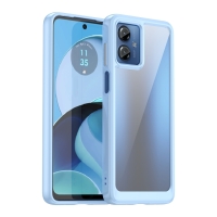Capa Motorola Moto G14 - Plástico e TPU Azul
