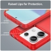 Capa Redmi Note 13 PRO 5G - TPU Escovado Vermelho