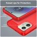 Capa Moto G54 - TPU Escovado Vermelho